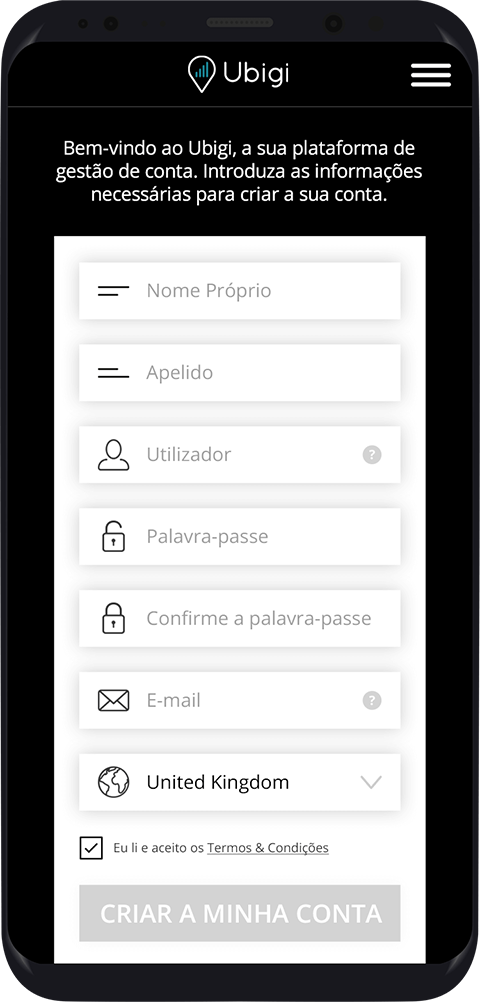 Mobile-device-with-account-creation-screen-visible